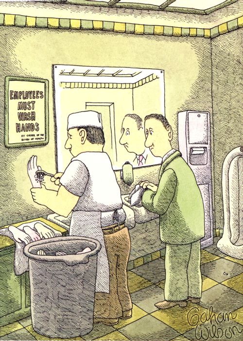 Employees must wash hands.