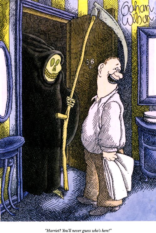 "Harriet? You'll never guess who's here!"