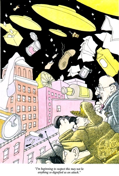"I'm beginning to suspect this may not be anything so dignified as an attack."