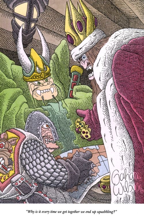 "Why is it every time we get together we end up squabbling?"