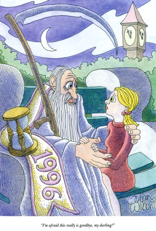 "I'm afraid this really is goodbye, my darling!"