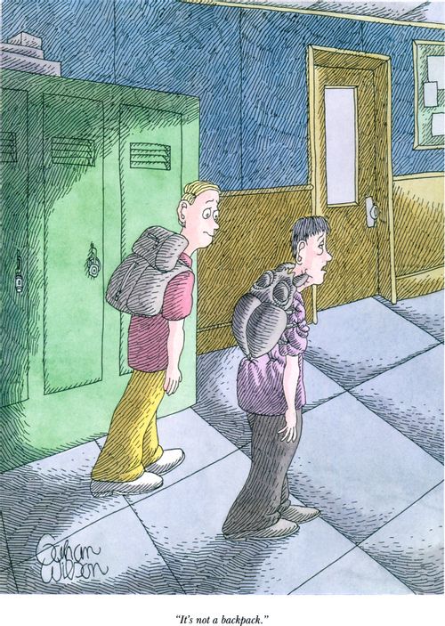 "It's not a backpack."