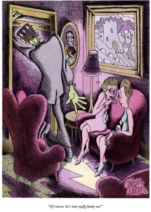 "Of course, he's into really kinky sex!"
