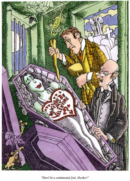 "Don't be a sentimental fool, Harker!"