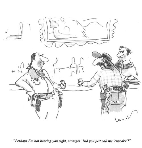 "Perhaps I'm not hearing you right, stranger. Did you just call me 'cupcake'?"