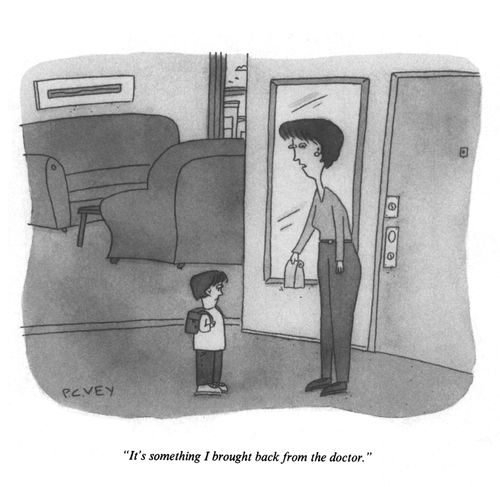 "It's something I brought back from the doctor."