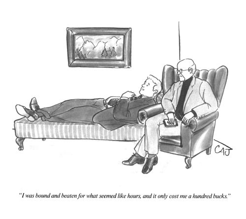 "I was bound and beaten for what seemed like hours, and it only cost me a hundred bucks."