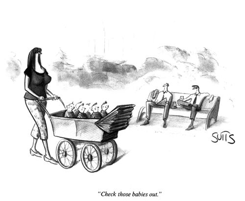 "Check those babies out."