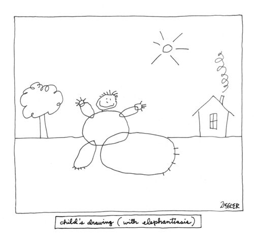 Child's Drawing (With Elephantiasis) 