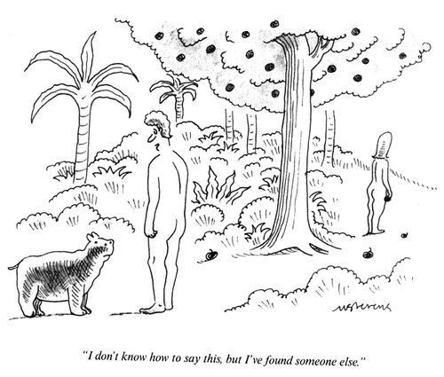 "I don't know how to say this but I've found someone else."