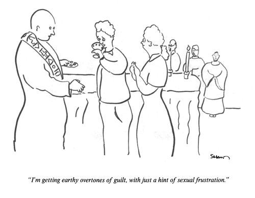"I'm getting earthy overtones of guilt, with just a hint of sexual frustration."