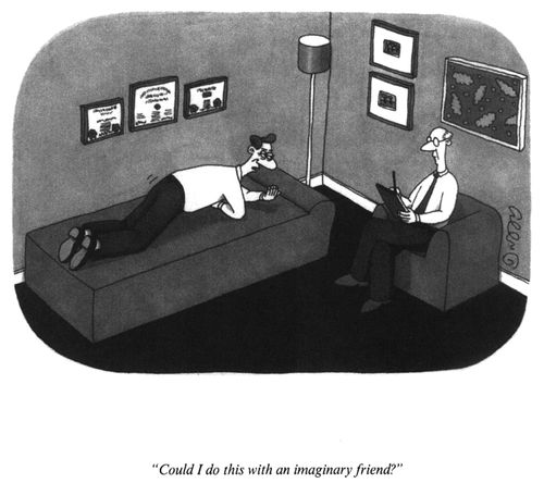 "Could I do this with an imaginary friend?"