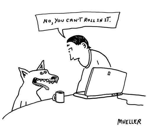 "No, you can't roll in it."