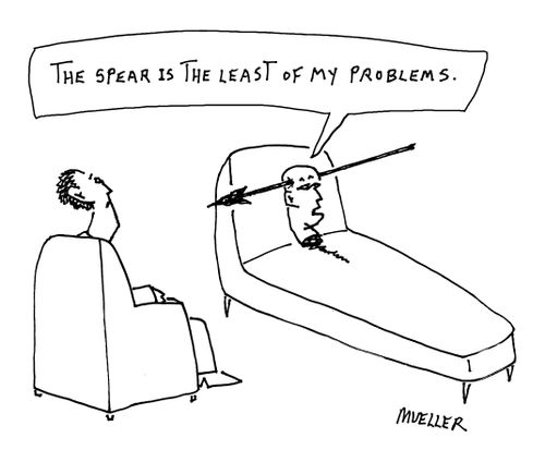 "The spear is the least of my problems."