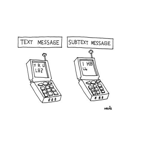 Text/Subtext Message
