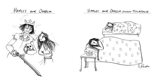 Hamlet and Ophelia discover Melatonin