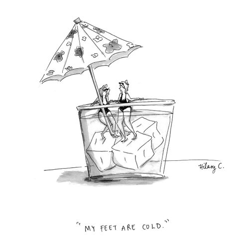 "My feet are cold."