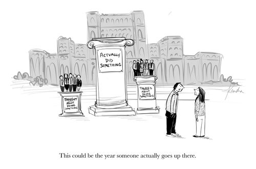 "This could be the year someone actually goes up there."