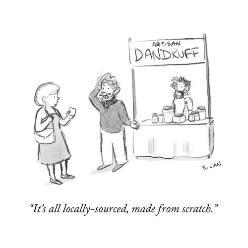 "It's all locally-sourced, made from scratch."