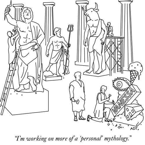 "I'm working on more of a 'personal' mythology."