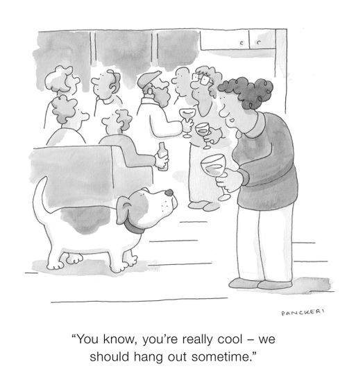 "You know, you're really cool – we should hang out sometime."
