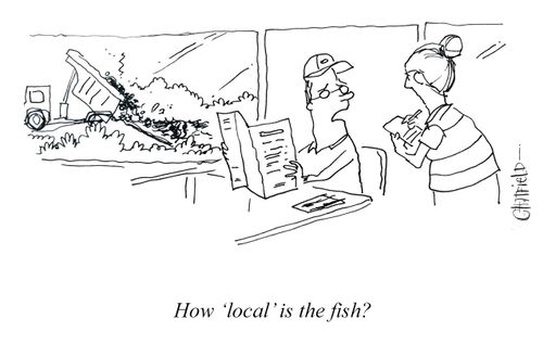 "How 'local' is the fish?"