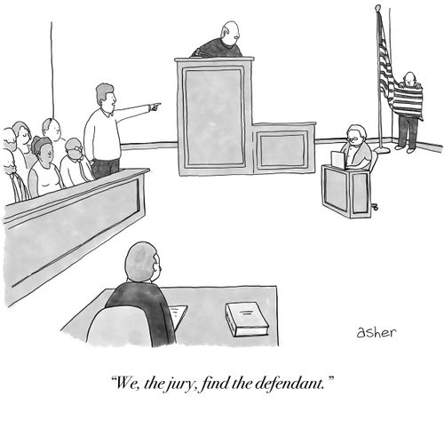 "We, the jury, find the defendant."