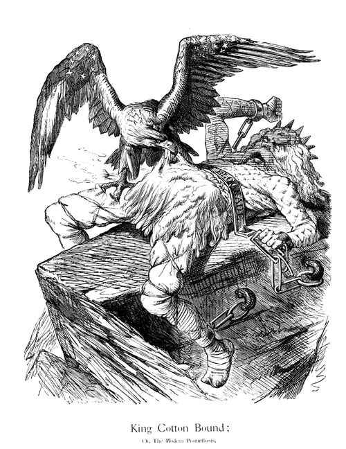 Outbreak of American Civil War and Cotton Trade