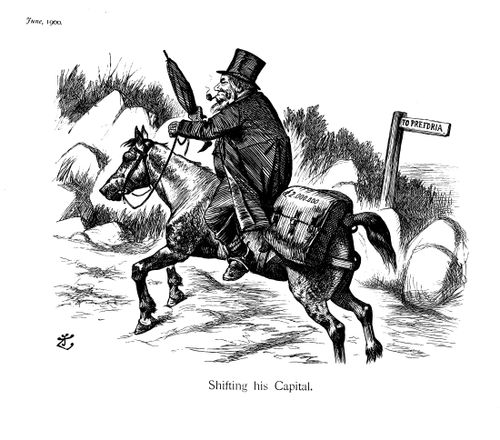 President Kruger Shifts his Capital