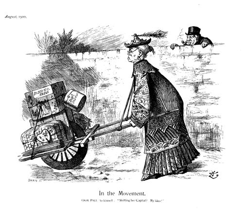 Empress Cixi and her Court Flee Peking