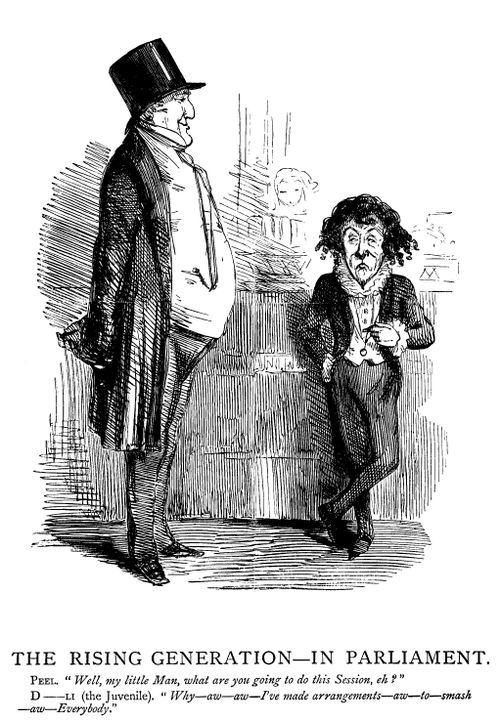 Disraeli Helps Lord Bentinck Take Over from Peel