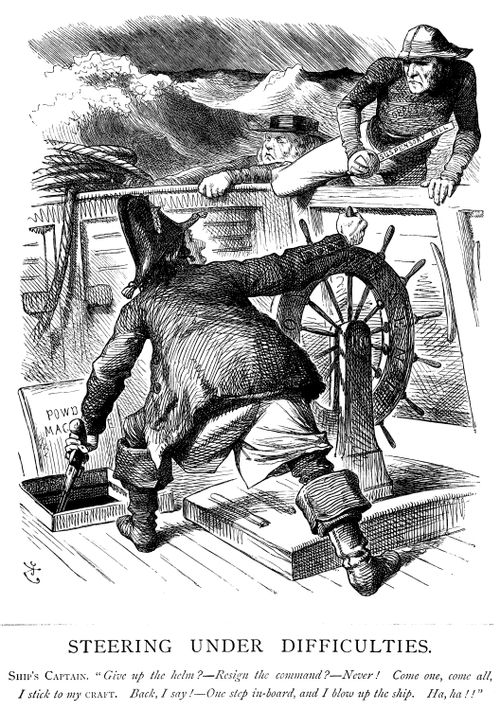 Gladstone attempts to force Irish Church Suspensory Bill