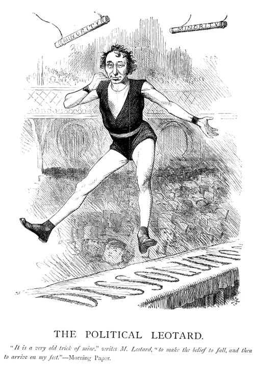 Disraeli 'The Political Leotard'