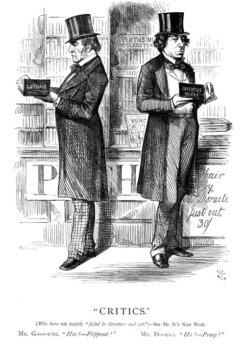 Literary Rivalry Between Gladstone and Disraeli