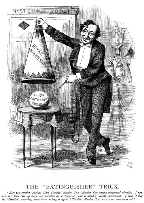 Disraeli Refers Fugitive Slave Issue to a Royal Commission