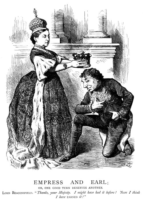 Disraeli becomes Earl of Beaconsfield