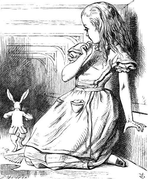 Alice in Wonderland - Alice and the White Rabbit