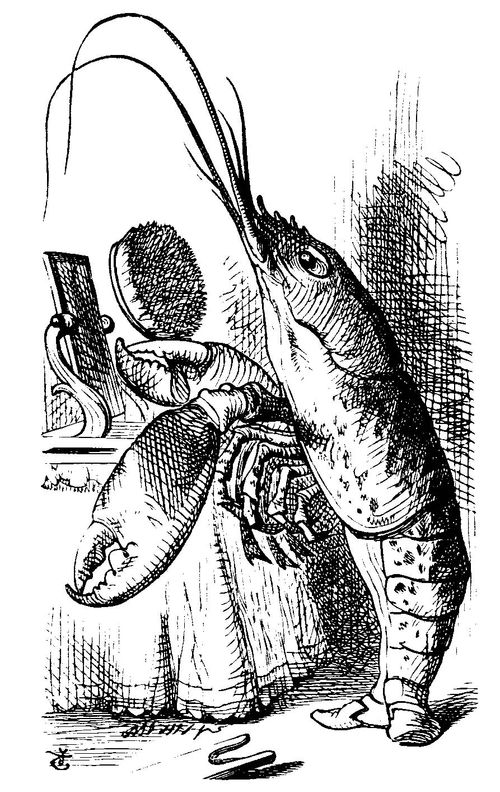 Alice in Wonderland - Vain Lobster