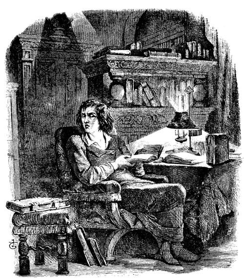 The Raven - The Study at Night