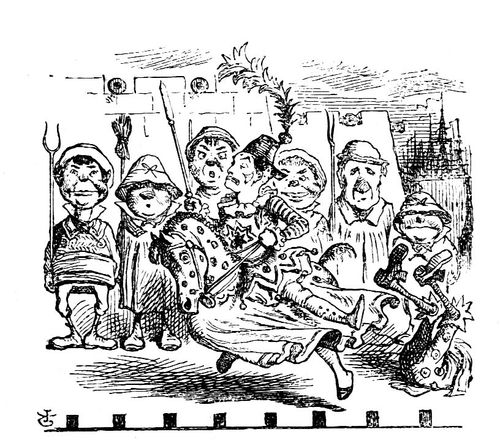 Illustration to Punch Army and Navy Section