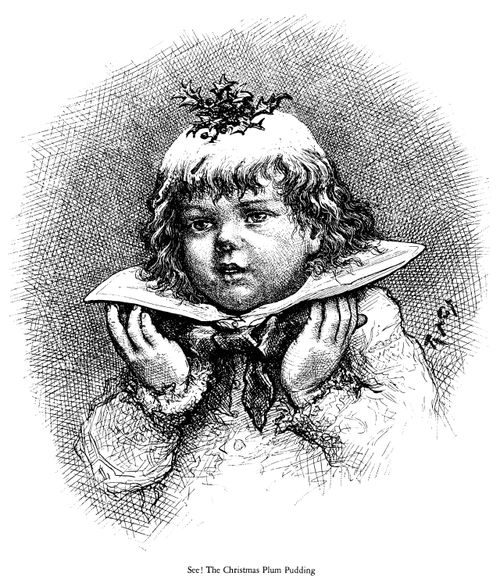 Child Disguised as Plum Pudding