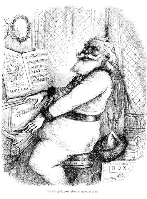 Santa Playing the Piano