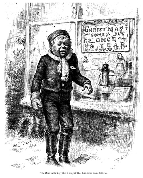 Little Boy Missing Christmas