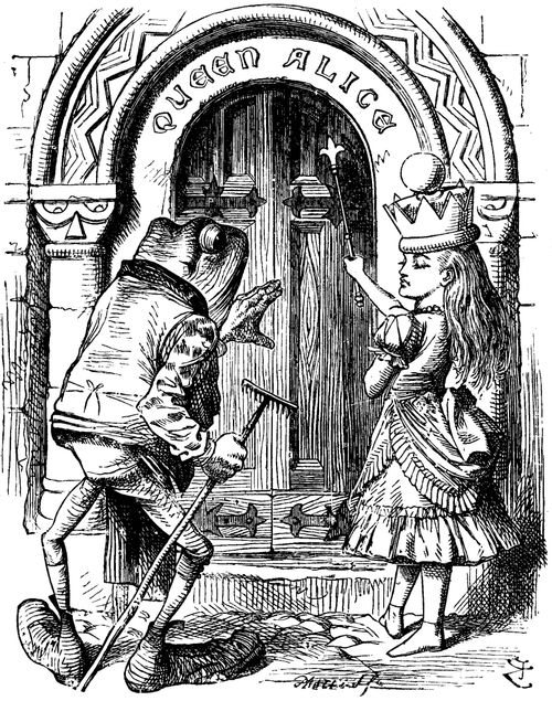 Through the Looking Glass - Queen Alice with Frog