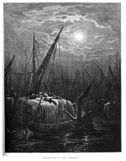 'Hay Boats on the Thames'