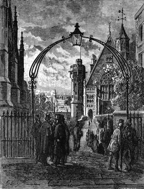 Outside Westminster Abbey