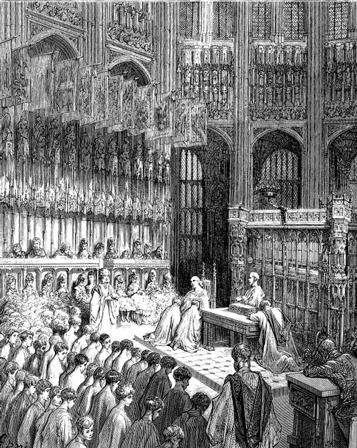 Confirmation of Westminster School Boys at the Abbey