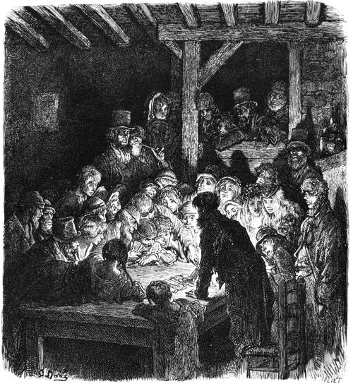 Card Playing Scene