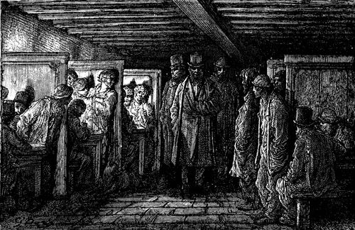 The Kitchen area of a Whitechapel Boarding House