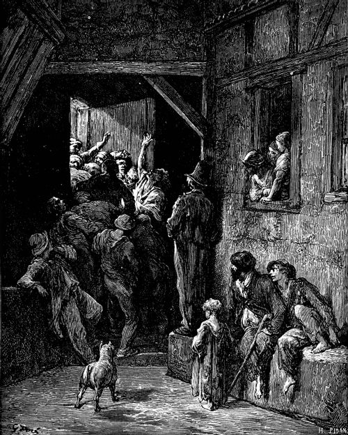 Brawl outside a Whitechapel Pub
